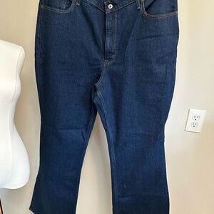 Abercrombie & Fitch Men’s Dark Blue Straight-Leg Jeans